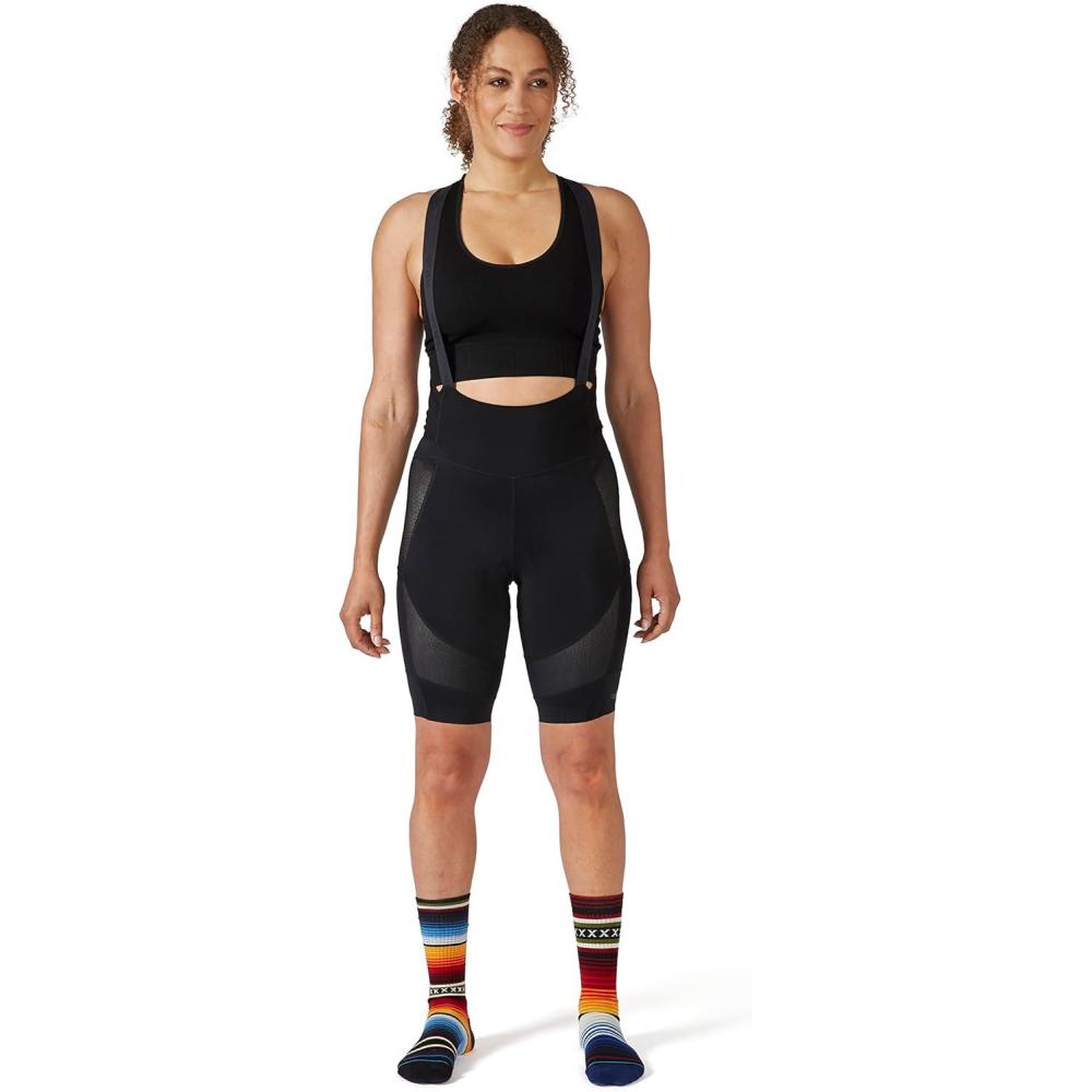 imageRab Womens Cinder Liner Bib Shorts  Padded Breathable Bibs for Gravel Biking ampamp CyclingBlack
