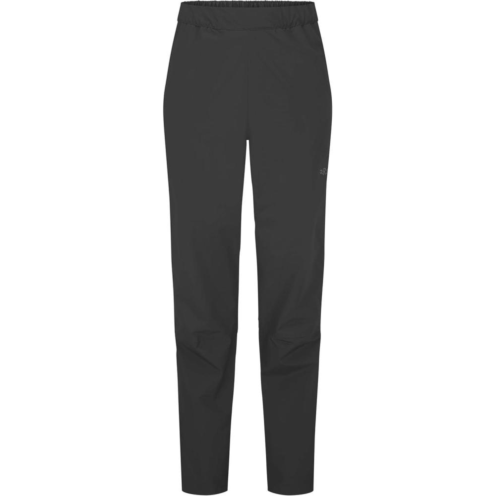 imageRab Womens Downpour Pants  Waterproof Breathable Rain Pants for Hiking ampamp TrekkingBlack