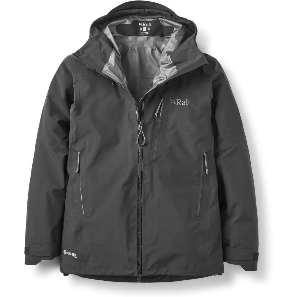 imageRab Womens Latok Alpine GoreTex Pro Jacket  GTX Waterproof Breathable Shell Coat for Climbing ampamp MountaineeringBlack