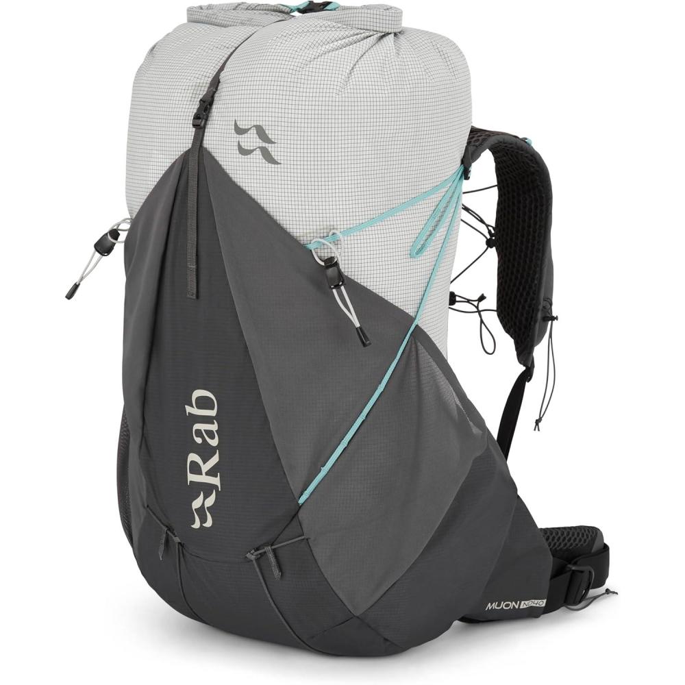 imageRab Womens Muon ND Hiking Pack  Lightweight Durable Backpack for Hiking Trekking ampamp Backpacking  PewterGraphene  40Liter Back Length  SmallPewterGraphene