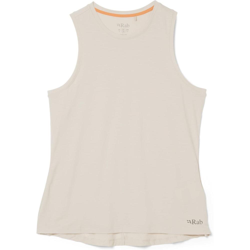 imageRab Womens Rivelin Tank  Lightweight ShortSleeve Top for Hiking ampamp ClimbingPebble