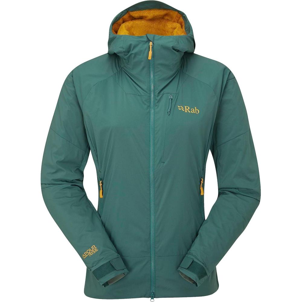 imageRab Womens VR Summit Softshell Jacket Breathable Coat for Skiing ampamp ClimbingGreen Slate