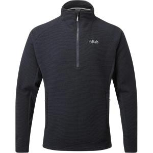 RAB Men’s Capacitor Pull-On Half-Zip Midweight Fleece for Hiking & Climbing(Beluga)