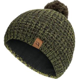 RAB Nonna Bobble Beanie Pom Hat for Skiing, Hiking, & Casual Use(Army)