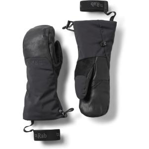Rab Guide GTX Mitts – Waterproof Breathable Gore-Tex Insulated Glove for Skiing & Mountaineering(Black)