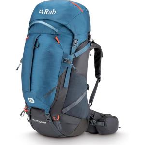 Rab Hyperon Backpack Comfortable Hydration Pack for Backpacking, Trekking, & Hiking – Orion Blue/Anthracite – 65-Liter (Back Length – Large/X-Large)(Orion Blue/Anthracite)