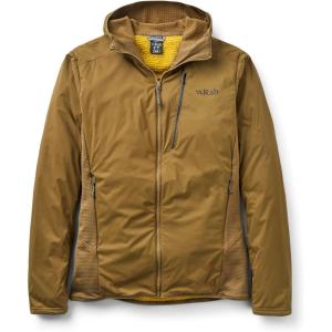 Rab Men’s Ascendor Summit Hoody – Fleece Half-Zip Jacket for Climbing, Skiing, & Mountaineering(Oak)