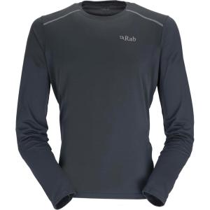 Rab Men’s Force LS Tee Lightweight Long-Sleeve T-Shirt for Hiking, Climbing, & Trail Running(Beluga)
