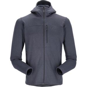 Rab Men’s Graviton Hoody Stretch Fleece Jacket for Hiking, Climbing, & Casual Use(Beluga)