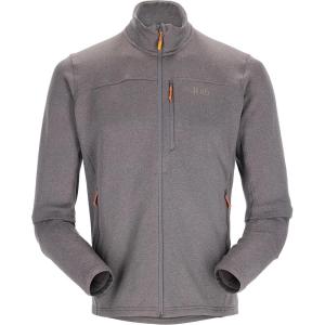 Rab Men’s Graviton Jacket Full-Zip Fleece for Hiking, Mountaineering, & Casual Wear(Graphene)