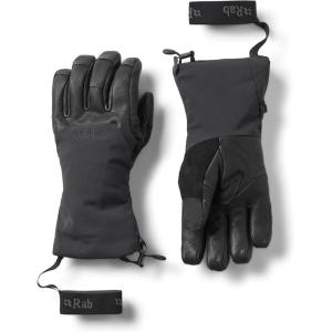 Rab Men’s Guide GTX Gauntlets – Waterproof Breathable Gore-Tex Insulated Gloves for Skiing & Mountaineering(Black)