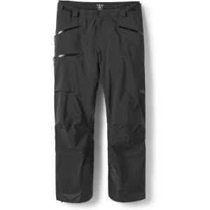 Rab Men’s Khroma Diffuse GTX Pants – Gore-Tex Waterproof Breathable Shell for Skiing & Mountaineering(Black)
