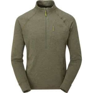 Rab Men’s Nexus Pull-On – Lightweight Fleece Jacket for Hiking & Climbing(Light Khaki)