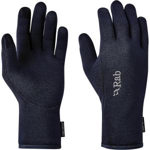 Rab Men’s Power Stretch Contact Gloves Lightweight Liners for Hiking and Skiing(Deep Ink)