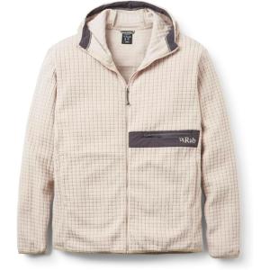 Rab Men’s Ramshaw Hoody – Lightweight Fleece Jacket for Hiking & Climbing(Pebble)