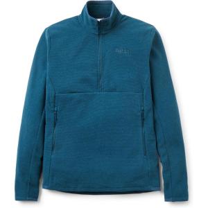 Rab Men’s Stavel Pull-On – Warm Midweight Fleece Jacket for Hiking, Climbing, & Skiing(Tempest Blue)