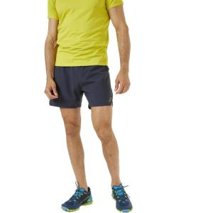 Rab Men’s Talus Active Shorts – Moisture-Wicking Lightweight Shorts for Trail Running & Hiking(Ebony (Zest))