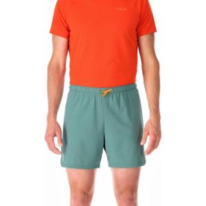 Rab Men’s Talus Active Shorts – Moisture-Wicking Lightweight Shorts for Trail Running & Hiking(Green Dusk)