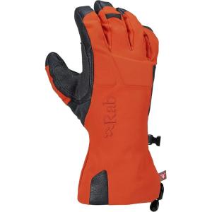 Rab Pivot GTX Waterproof Breathable Gore-tex Leather Gloves for Ice Climbing and Mountaineering(Firecracker)