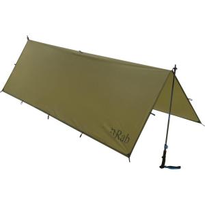 Rab Siltarp 1 Person Waterproof Lightweight Shelter Tarp for Camping and Backpacking – Horizon – One Size(Olive)