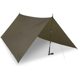 Rab Siltarp Plus Duo Two-Person Waterproof Lightweight Shelter Tarp for Camping and Backpacking – Olive – One Size(Olive)