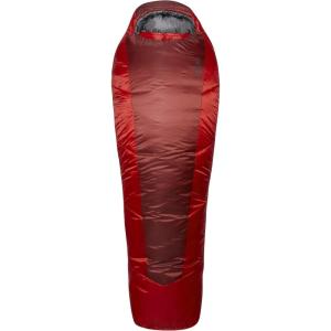 Rab Solar Eco Sleeping Bag – Lightweight Warm Mummy Sleep Sack for Camping & Backpacking(Oxblood Red)