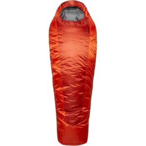 Rab Solar Eco Sleeping Bag – Lightweight Warm Mummy Sleep Sack for Camping & Backpacking(Red Clay)