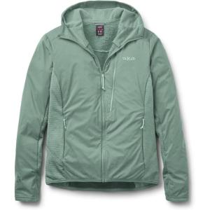 Rab Women’s Ascendor Summit Hoody – Fleece Jacket for Climbing, Skiing, & Mountaineering(Dark Fig Green)