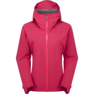 Rab Women’s Downpour Light Jacket – Lightweight Waterproof Hooded Coat for Hiking & Trekking(Watermelon)
