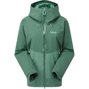 Rab Women’s Khroma Diffract Jacket – Insulated Waterproof Ski Coat for Alpine & Backcountry Skiing(Green Slate/Eucalyptus)