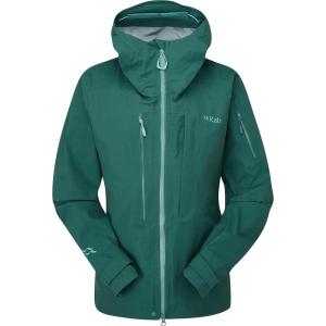Rab Women’s Khroma Kinetic Jacket – Waterproof Breathable Coat for Skiing & Mountaineering(Green Slate)