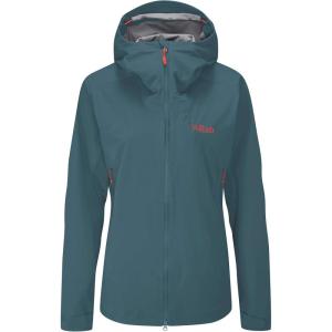 Rab Women’s Kinetic Alpine 2.0 Jacket – Waterproof Breathable Coat for Climbing & Mountaineering.(Orion Blue)