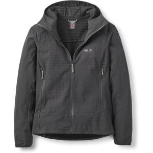 Rab Women’s Quantra Pro Hoody – Breathable Fleece Jacket for Hiking, Climbing, & Skiing(Black)