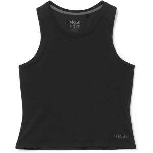 Rab Women’s Rivelin Racerback Tank – Lightweight Short-Sleeve Top for Hiking & Climbing(Black)