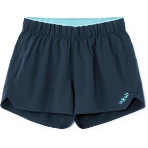 Rab Women’s Talus Active Shorts – Moisture-Wicking Lightweight Shorts for Trail Running & Hiking(Tempest Blue)