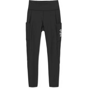 Rab Women’s Talus Tights – Lightweight Breathable Stretch Leggings for Trail Running & Hiking(Black/Black)