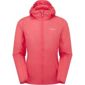 Rab Women’s Vital Hoody – Ultralight Windproof Shell Jacket for Hiking, Trail Running, & Climbing(Hibiscus)