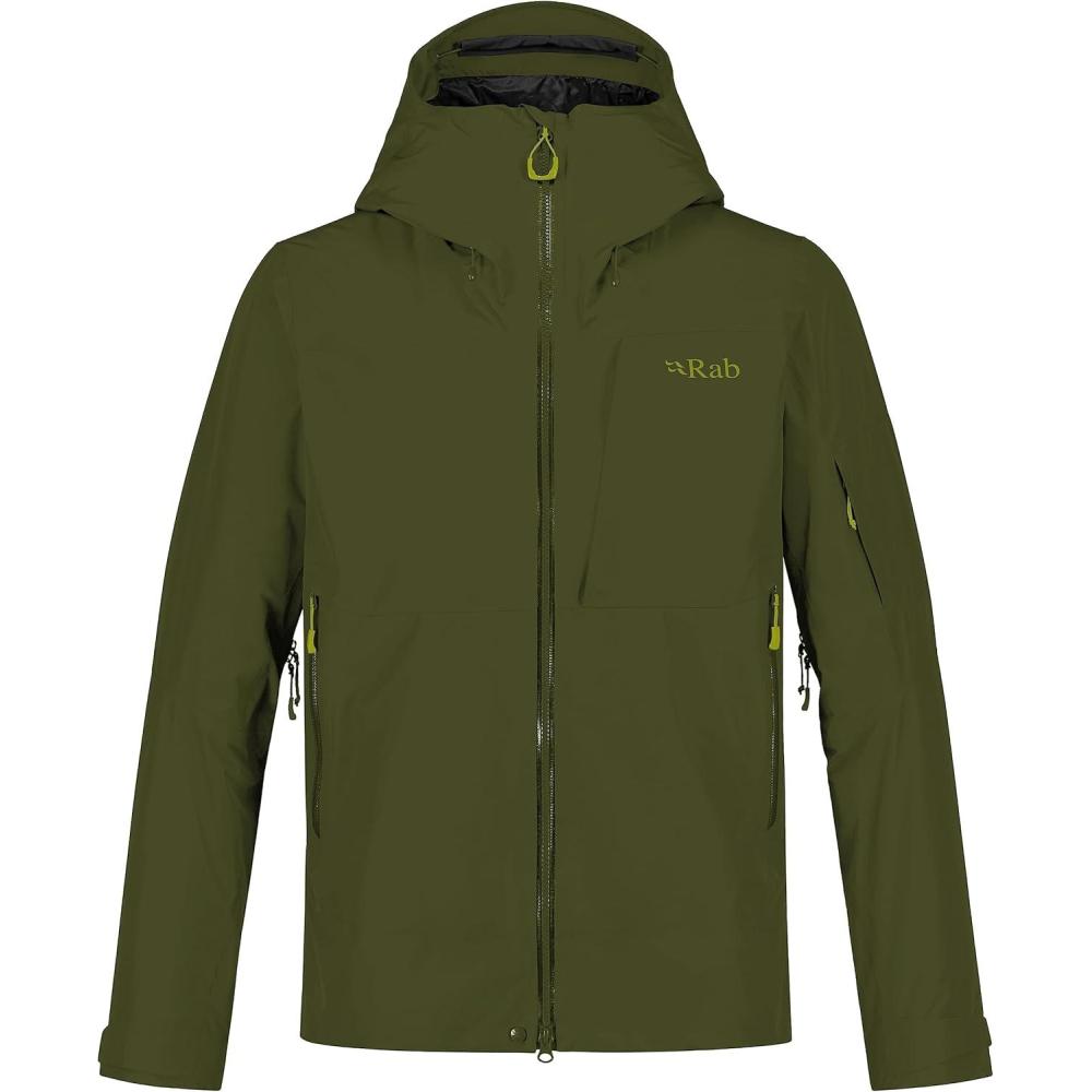imageRab Mens Khroma Volition Waterproof Breathable Jacket for Skiing and MountaineeringArmy