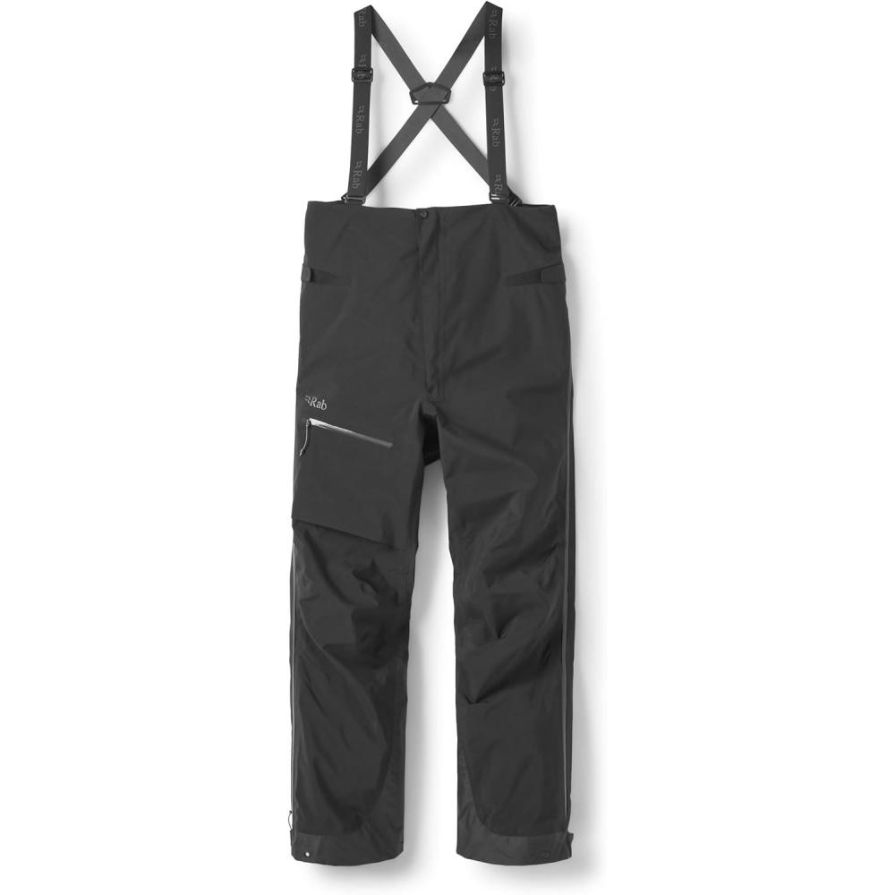 imageRab Mens Latok GTX Bib  GoreTex Waterproof Ski Pants for Climbing ampamp MountaineeringBlack
