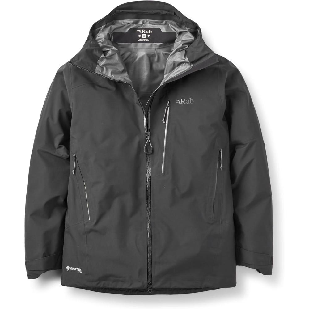 imageRab Mens Latok GTX Jacket  GoreTex Waterproof Breathable Coat for Climbing ampamp MountaineeringBlack