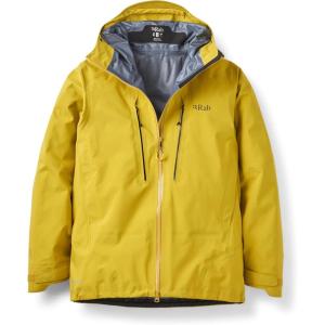Rab Men’s Latok GTX Jacket – Gore-Tex Waterproof Breathable Coat for Climbing & Mountaineering(Dark Pollen)
