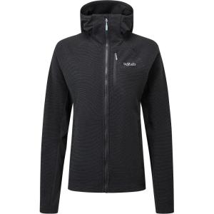 Rab Women’s Capacitor Hoody Midweight Fleece Jacket for Hiking and Climbing(Beluga)