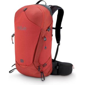 Rab Protium Lightweight Backpack – Comfortable Daypack for Hiking & Trekking – Anthracite – 27-Liter (Back Length – Medium/Large)(Tuscan Red)