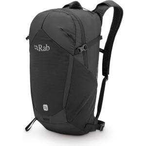 Rab Tygen Backpack – Lightweight Breathable Daypack for Travel, Hiking, & Commuting – Black – 22-Liter (Back Length – Medium)(Black)