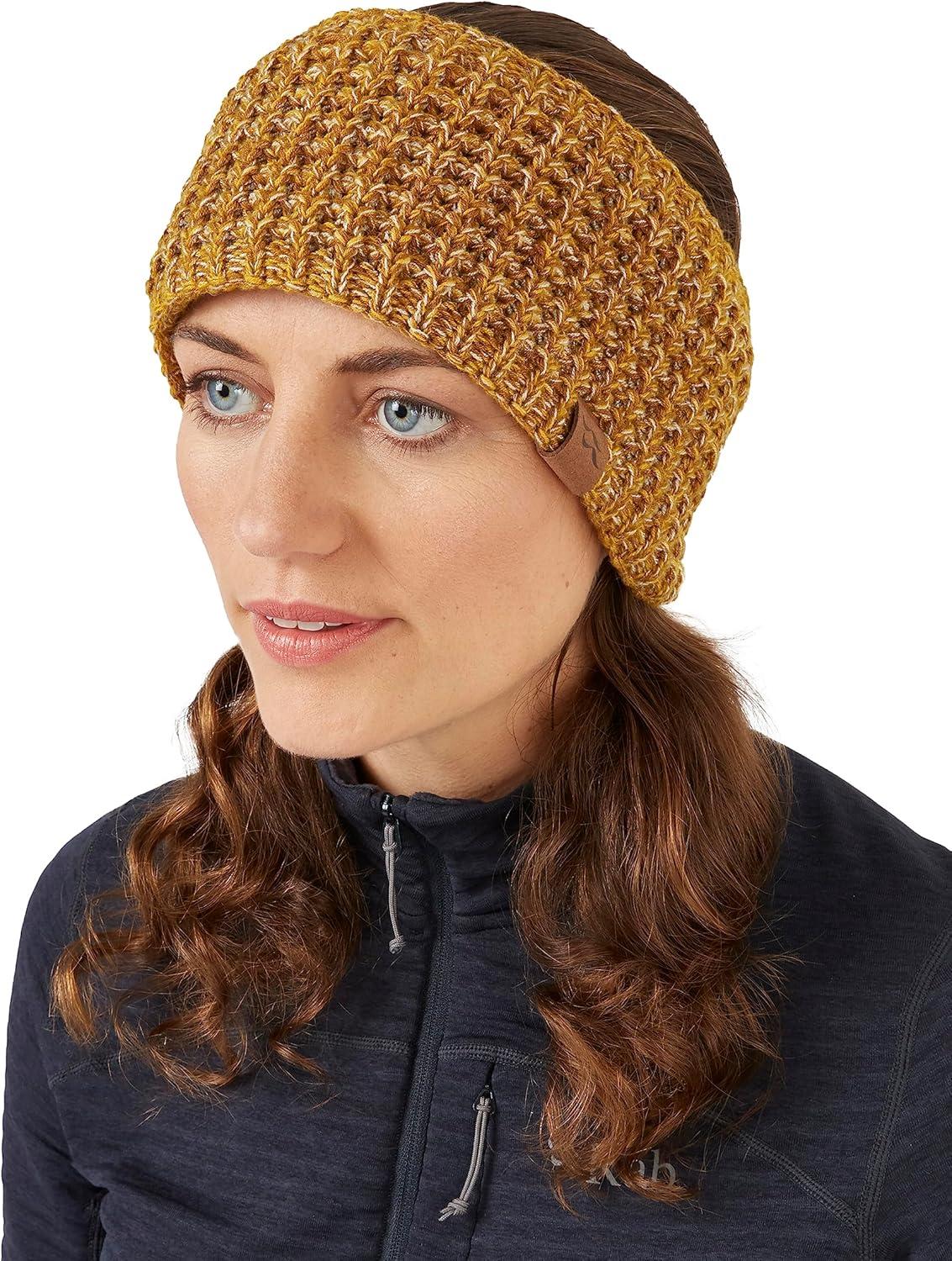 imageRab Nonna Headband Lightweight Recycled Knit Ear Warmer for Hiking Skiing amp Everyday UseFootprintSahara