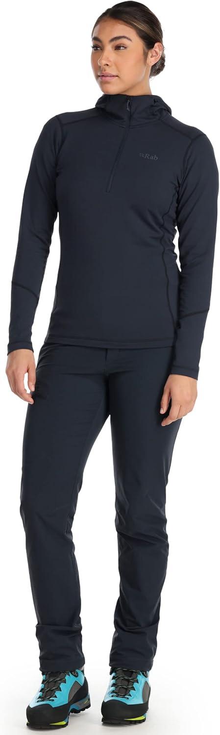 imageRab Womens Conduit Hoody Lightweight Breathable Hooded Fleece Jacket for Hiking Climbing Skiing and MountaineeringBeluga