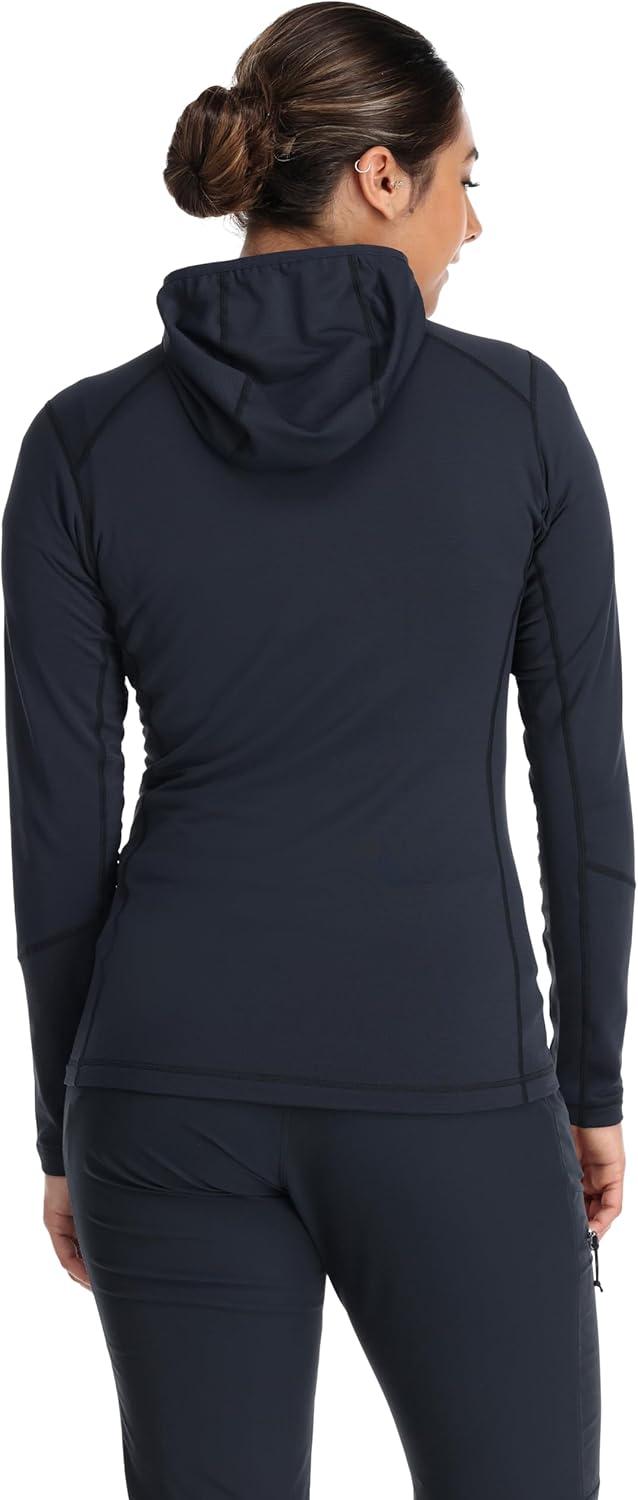 imageRab Womens Conduit Hoody Lightweight Breathable Hooded Fleece Jacket for Hiking Climbing Skiing and MountaineeringBeluga