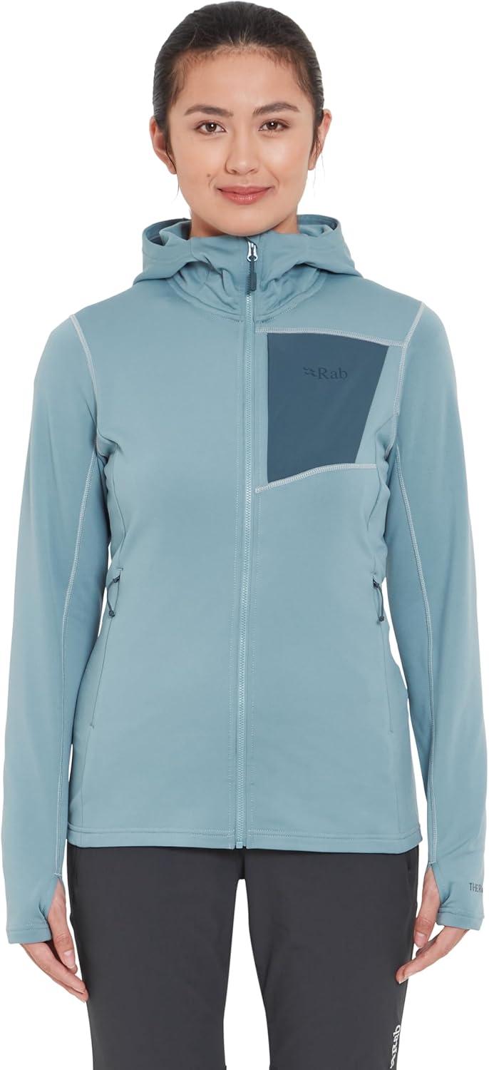 imageRab Womens Superflux Hoody Lightweight Fleece Jacket for Hiking amp ClimbingCitadel