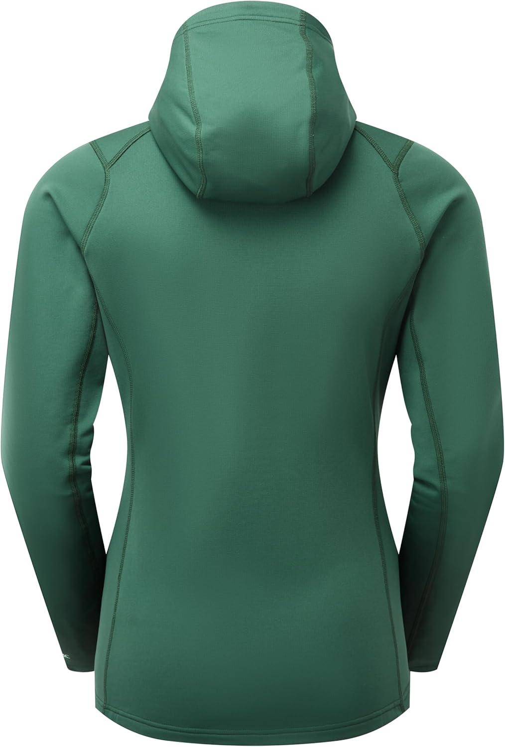imageRab Womens Superflux Hoody Lightweight Fleece Jacket for Hiking amp ClimbingGreen Slate