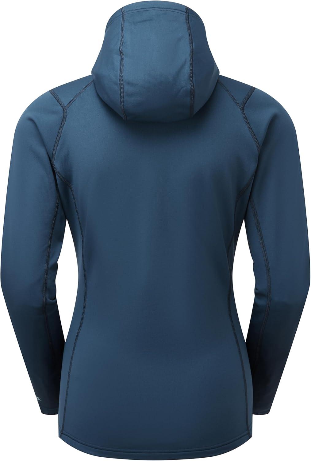 imageRab Womens Superflux Hoody Lightweight Fleece Jacket for Hiking amp ClimbingTempest Blue